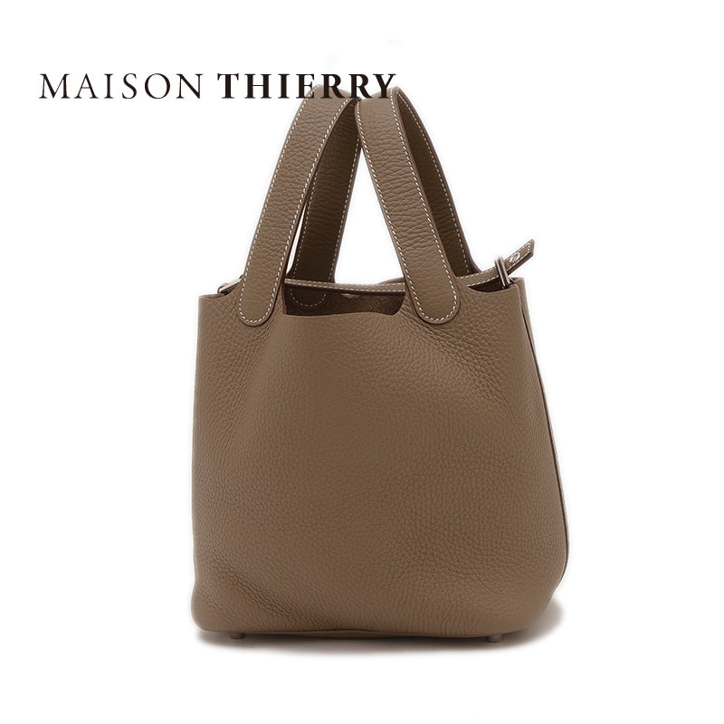 ピコタンロック PM 18 トリヨン エトゥープ シルバー金具 K刻印