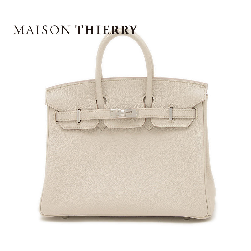 バーキン25 トゴ ベトン シルバー金具 K刻印 ハンドバッグ