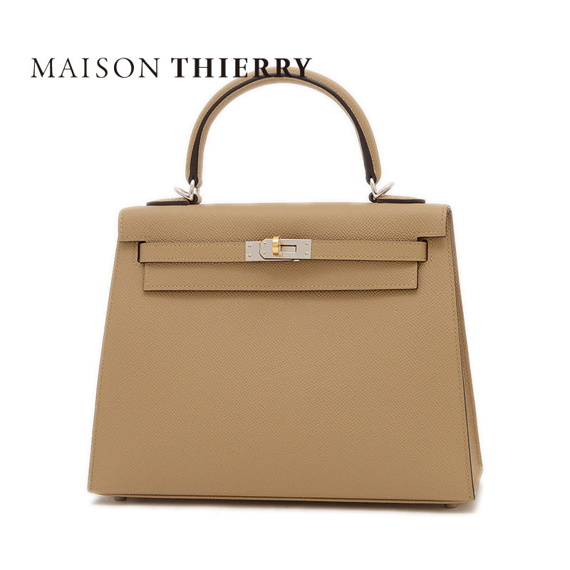 ケリー25 外縫い エプソン トレンチ エレクトラム金具 K刻印